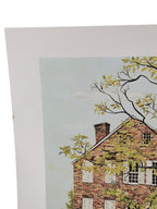 Rare 1978 Wickland Print by Sara Trigg – Home of Three Governors