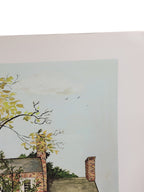 Rare 1978 Wickland Print by Sara Trigg – Home of Three Governors