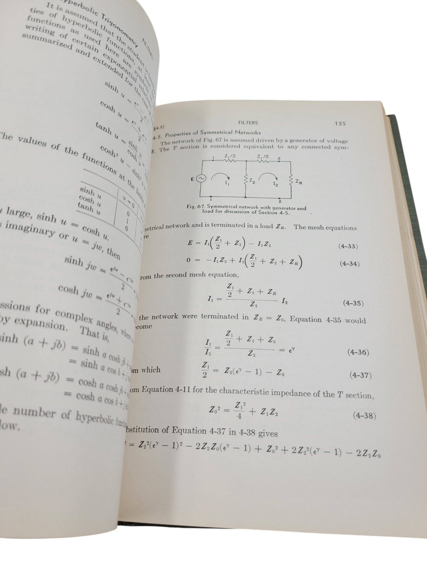 Networks, Lines and Fields by John D. Ryder – 1949 First Edition – Prentice-Hall – Vintage Electrical Engineering Hardcover