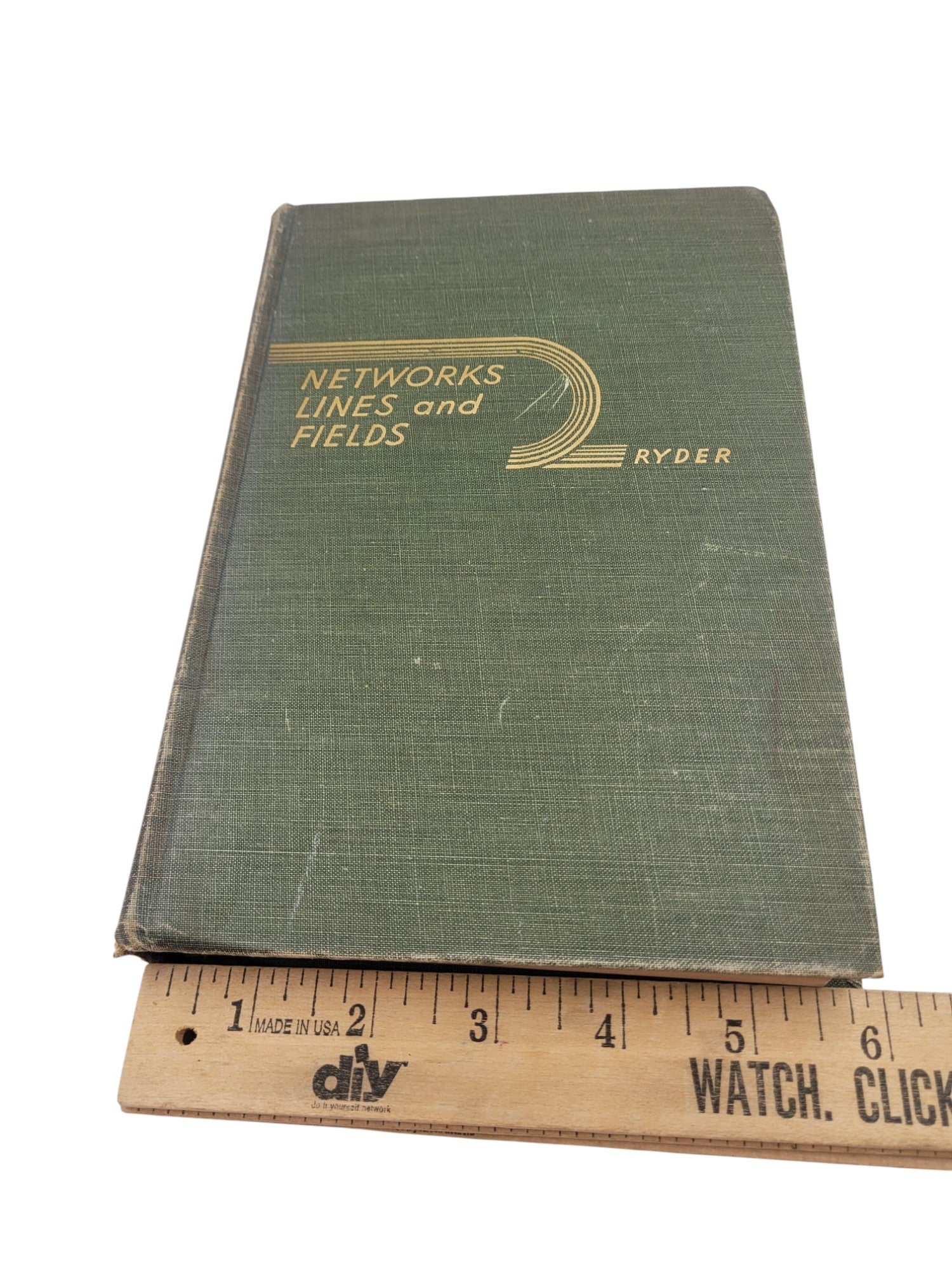 Networks, Lines and Fields by John D. Ryder – 1949 First Edition – Prentice-Hall – Vintage Electrical Engineering Hardcover