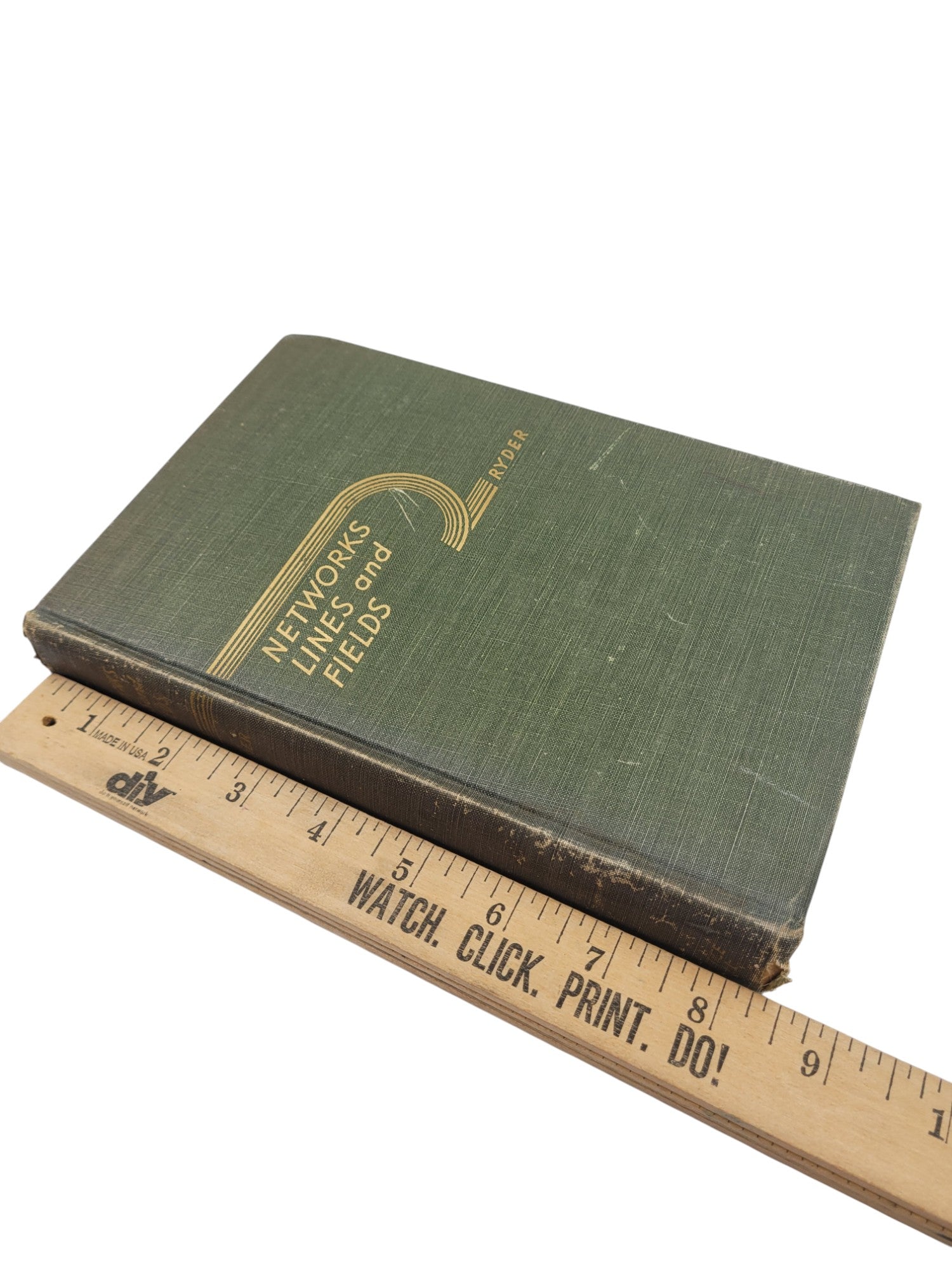 Networks, Lines and Fields by John D. Ryder – 1949 First Edition – Prentice-Hall – Vintage Electrical Engineering Hardcover