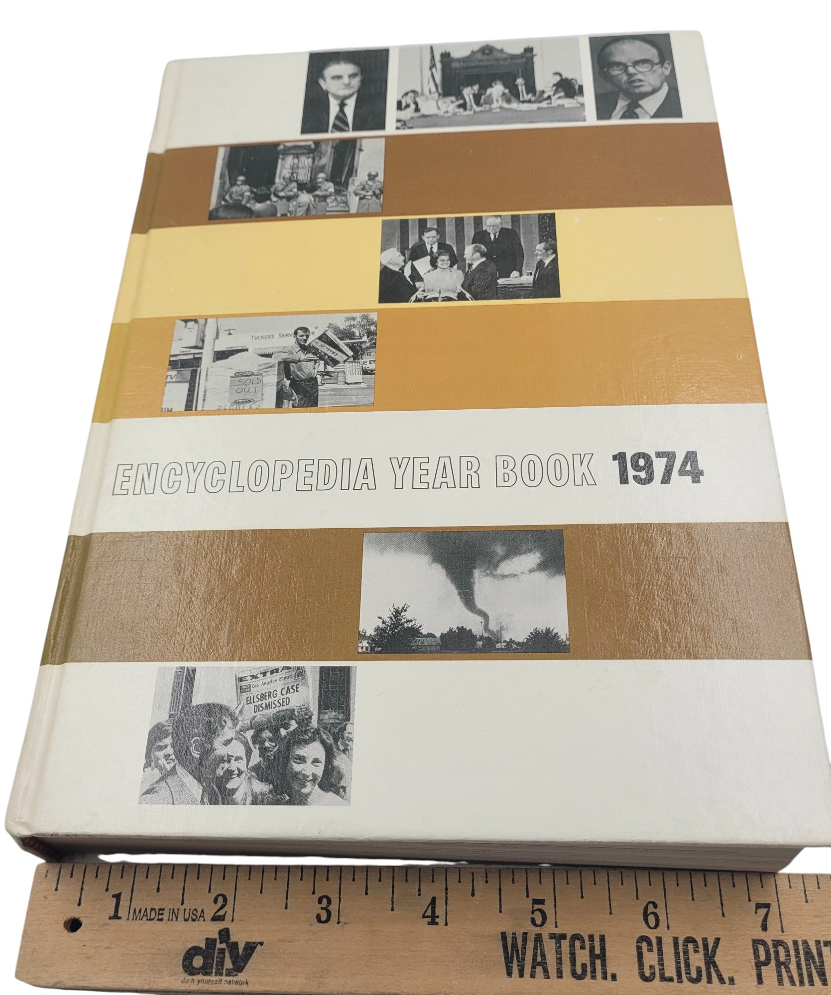 Encyclopedia Year Book 1974 by Grolier | Vintage Publishing History