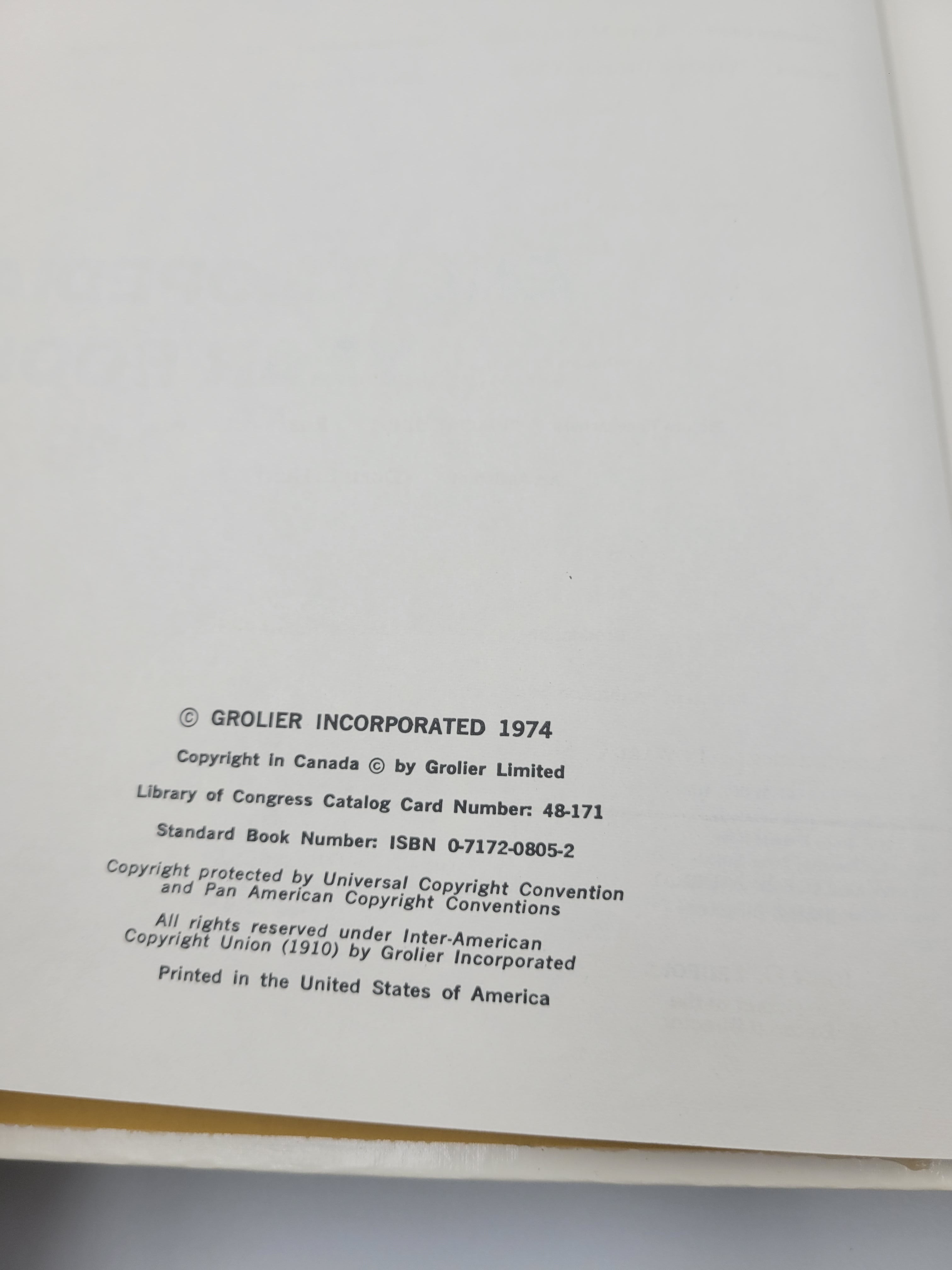 Encyclopedia Year Book 1974 by Grolier | Vintage Publishing History