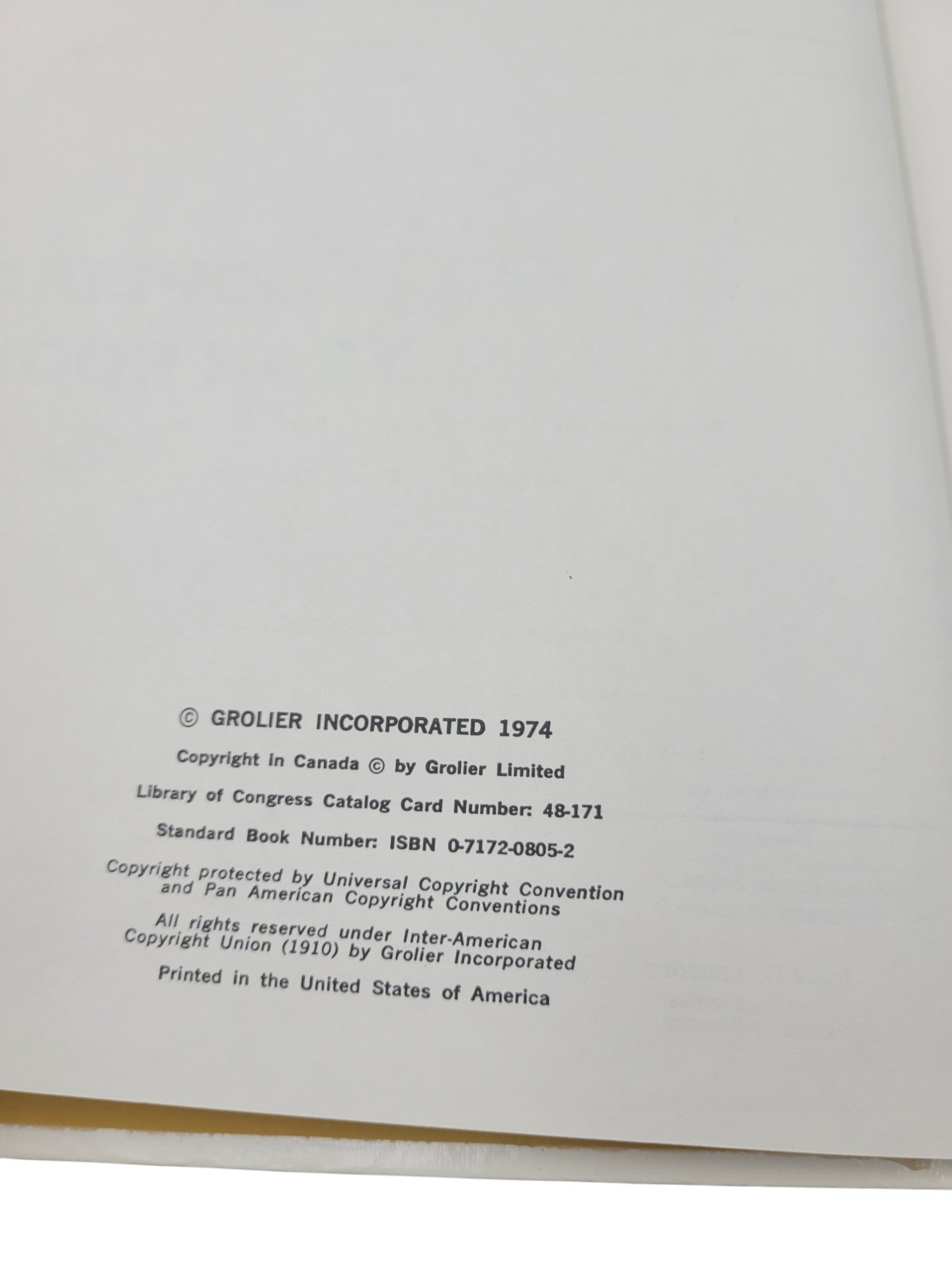 Encyclopedia Year Book 1974 by Grolier | Vintage Publishing History