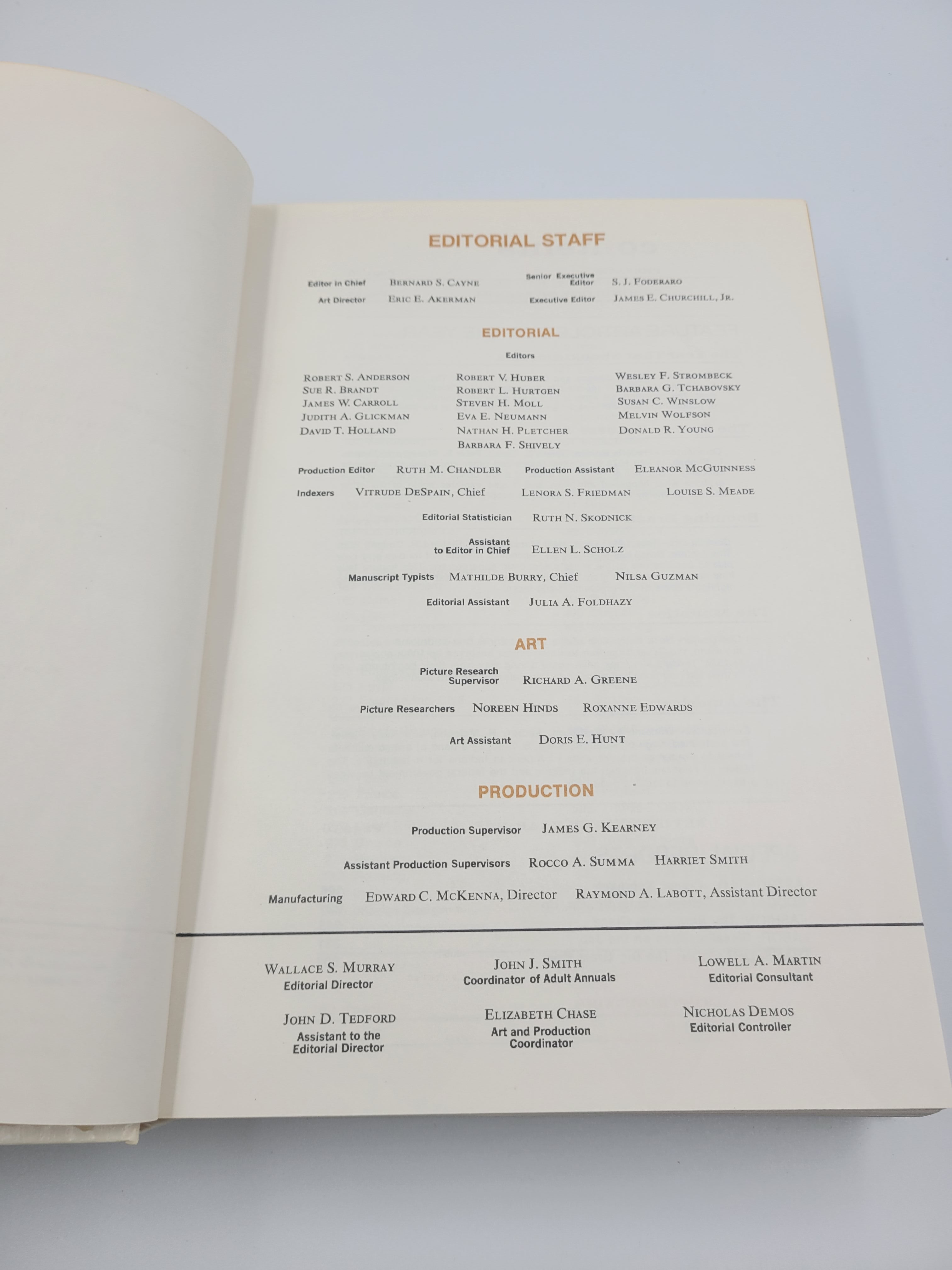 Encyclopedia Year Book 1974 by Grolier | Vintage Publishing History