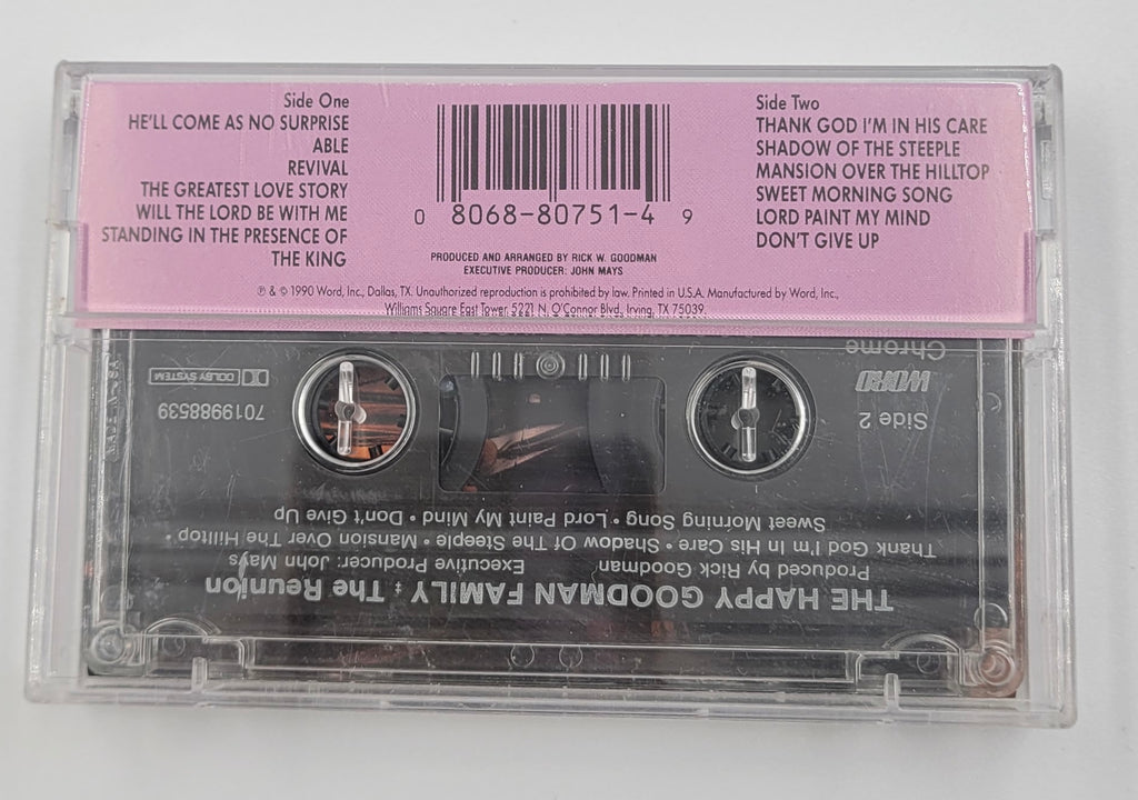 The Happy Goodman Family – The Reunion (Vintage Gospel Cassette, Tested)