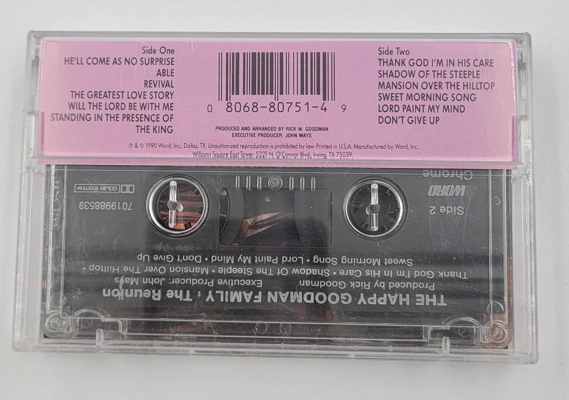 The Happy Goodman Family – The Reunion (Vintage Gospel Cassette, Tested)