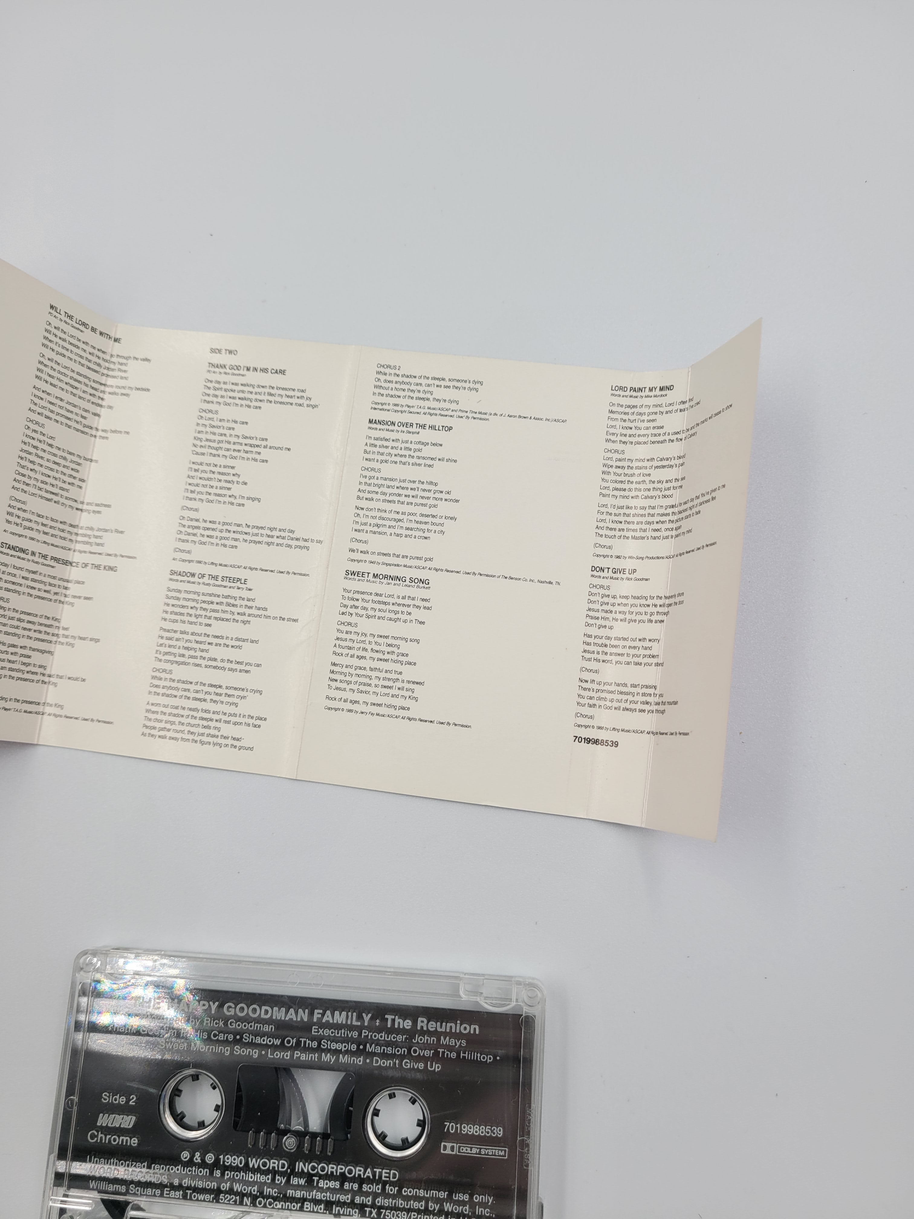 The Happy Goodman Family – The Reunion (Vintage Gospel Cassette, Tested)