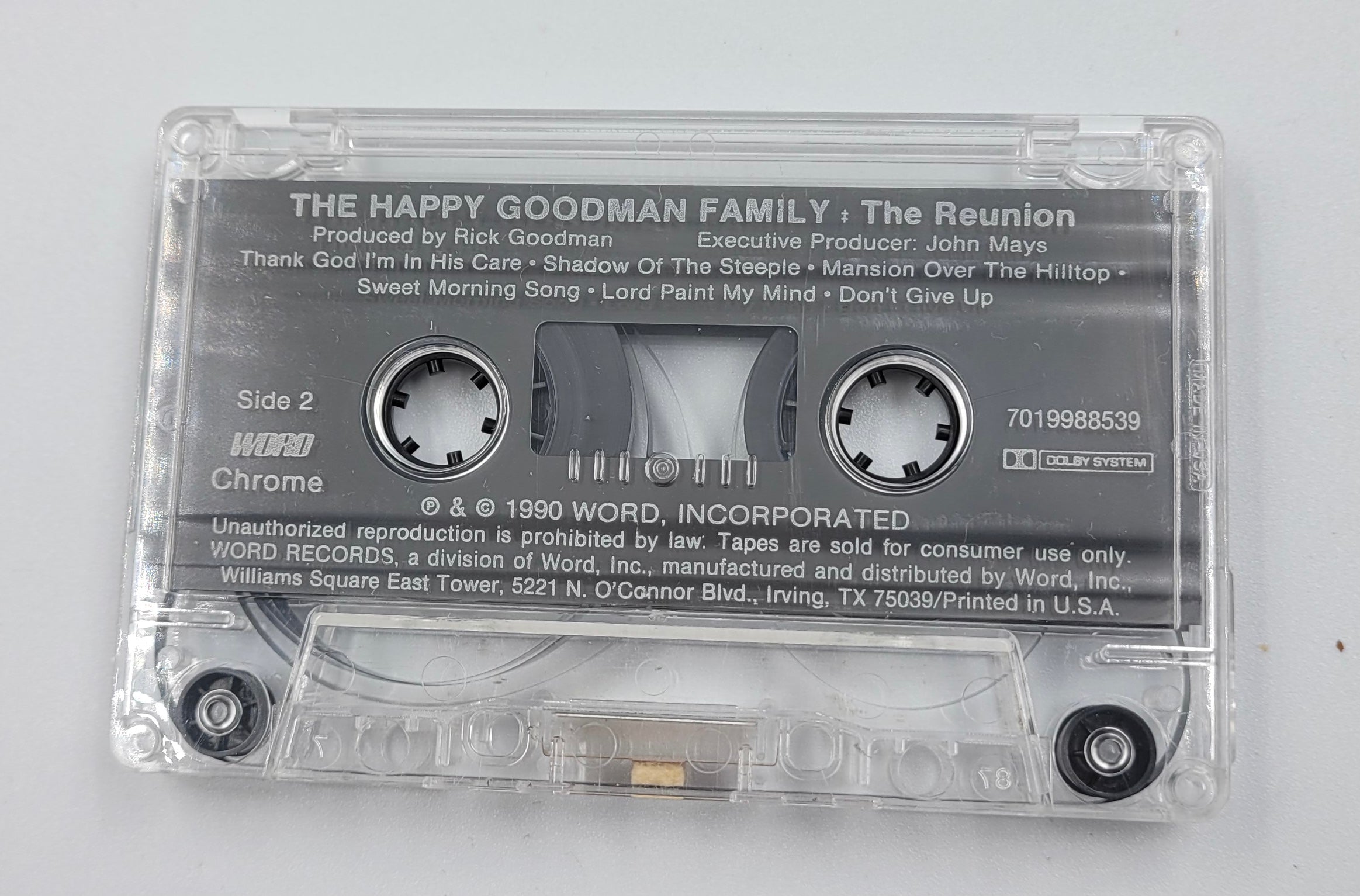 The Happy Goodman Family – The Reunion (Vintage Gospel Cassette, Tested)