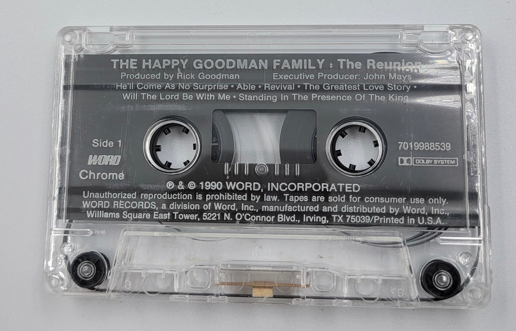 The Happy Goodman Family – The Reunion (Vintage Gospel Cassette, Tested)