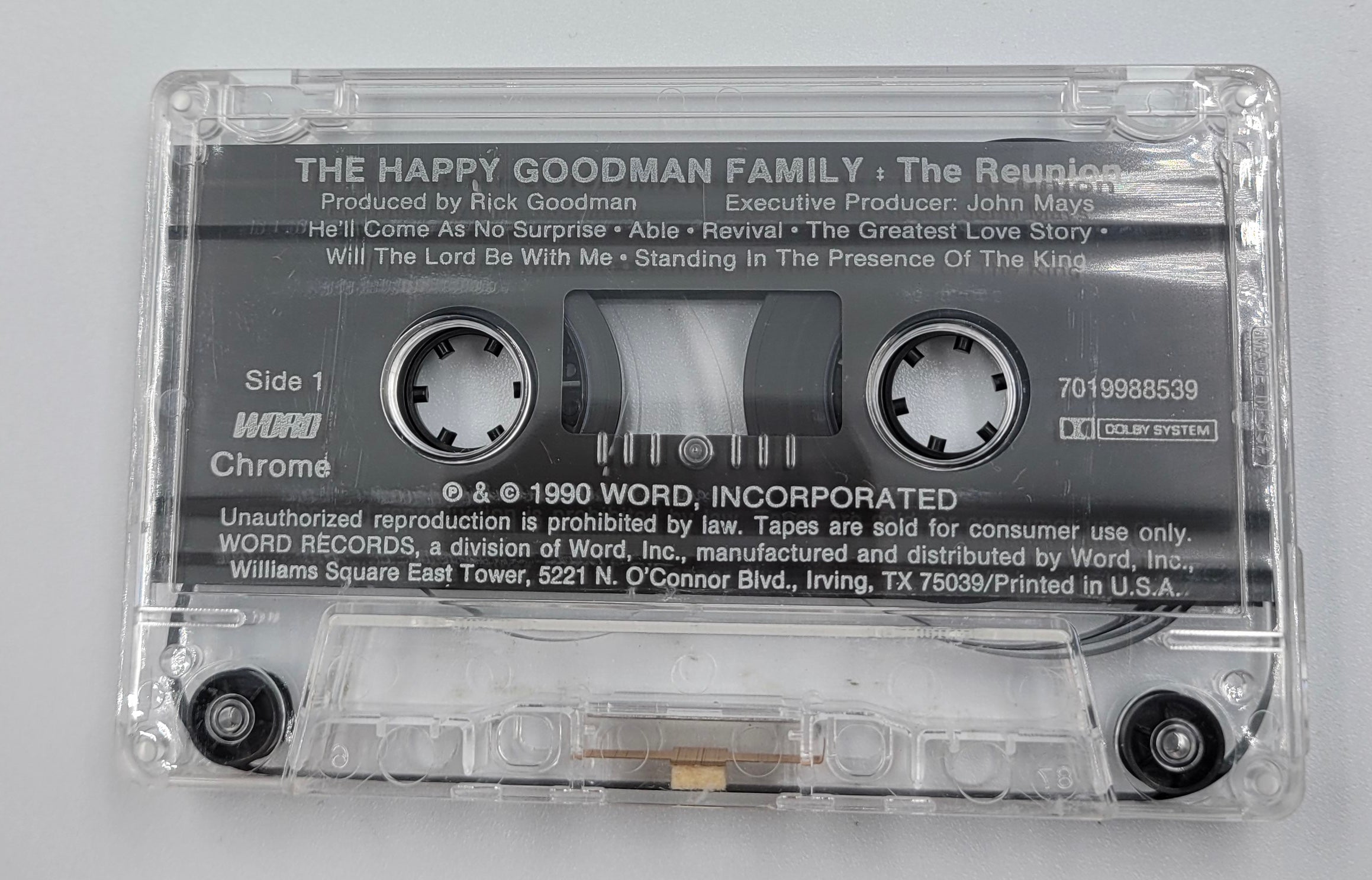 The Happy Goodman Family – The Reunion (Vintage Gospel Cassette, Tested)