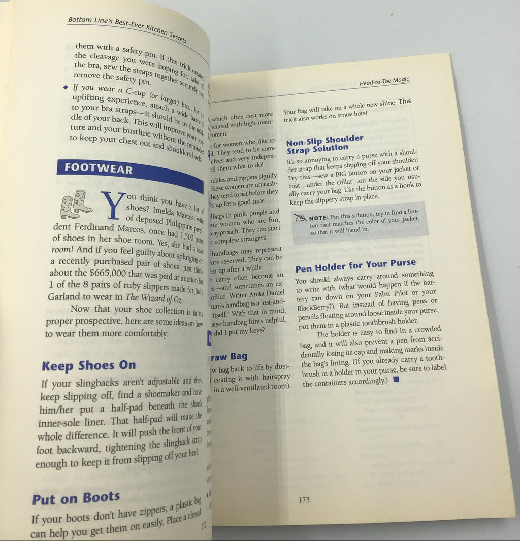 Bottom Line's Best-Ever Kitchen Secrets By Joan Wilen & Lydia Wilen