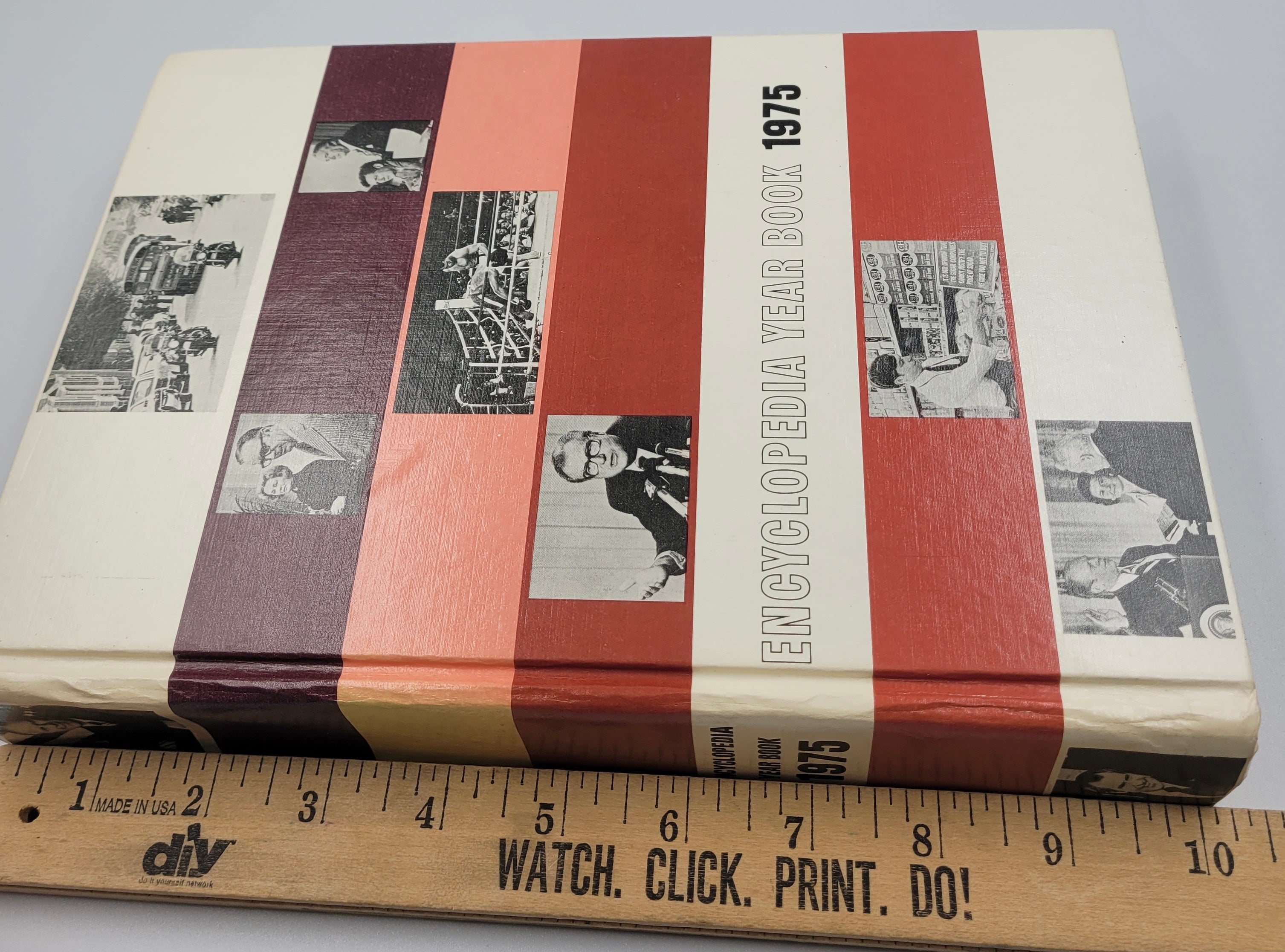 1975 Grolier Encyclopedia Year Book – Historical Events & Photography
