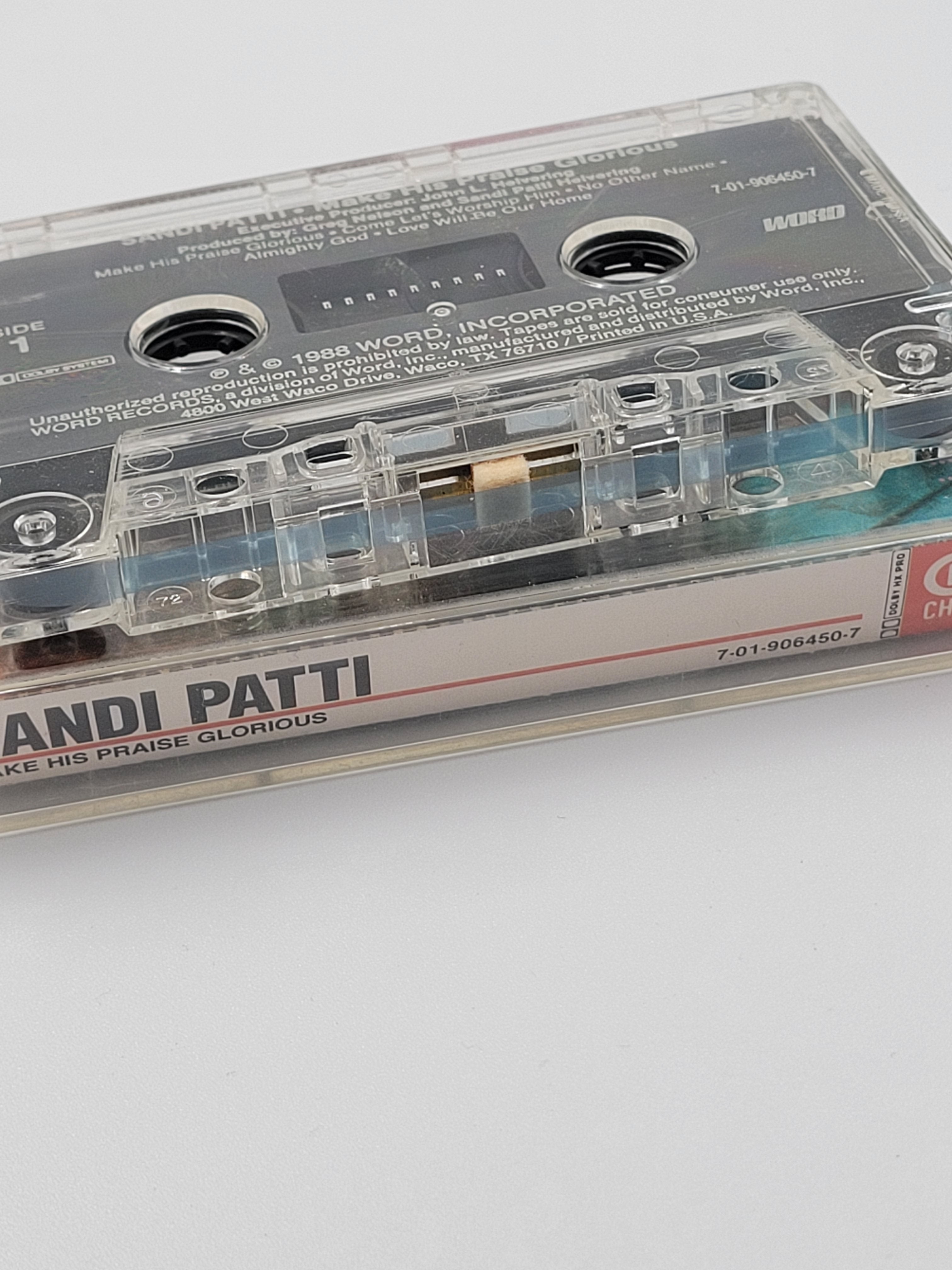 Sandi Patti – Make His Praise Glorious (1988) Cassette | Word Inc. | Tested