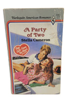 A Party of Two by Stella Cameron – Harlequin American Romance #243 (1988)