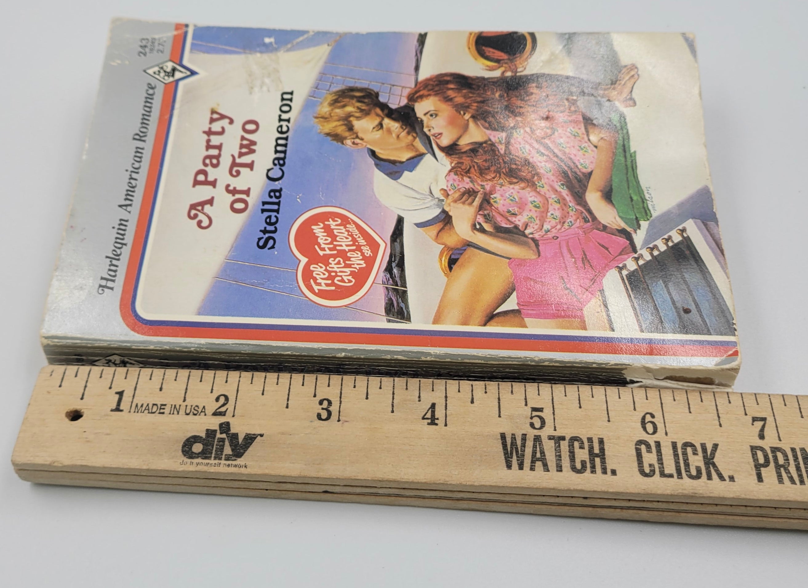 A Party of Two by Stella Cameron – Harlequin American Romance #243 (1988)