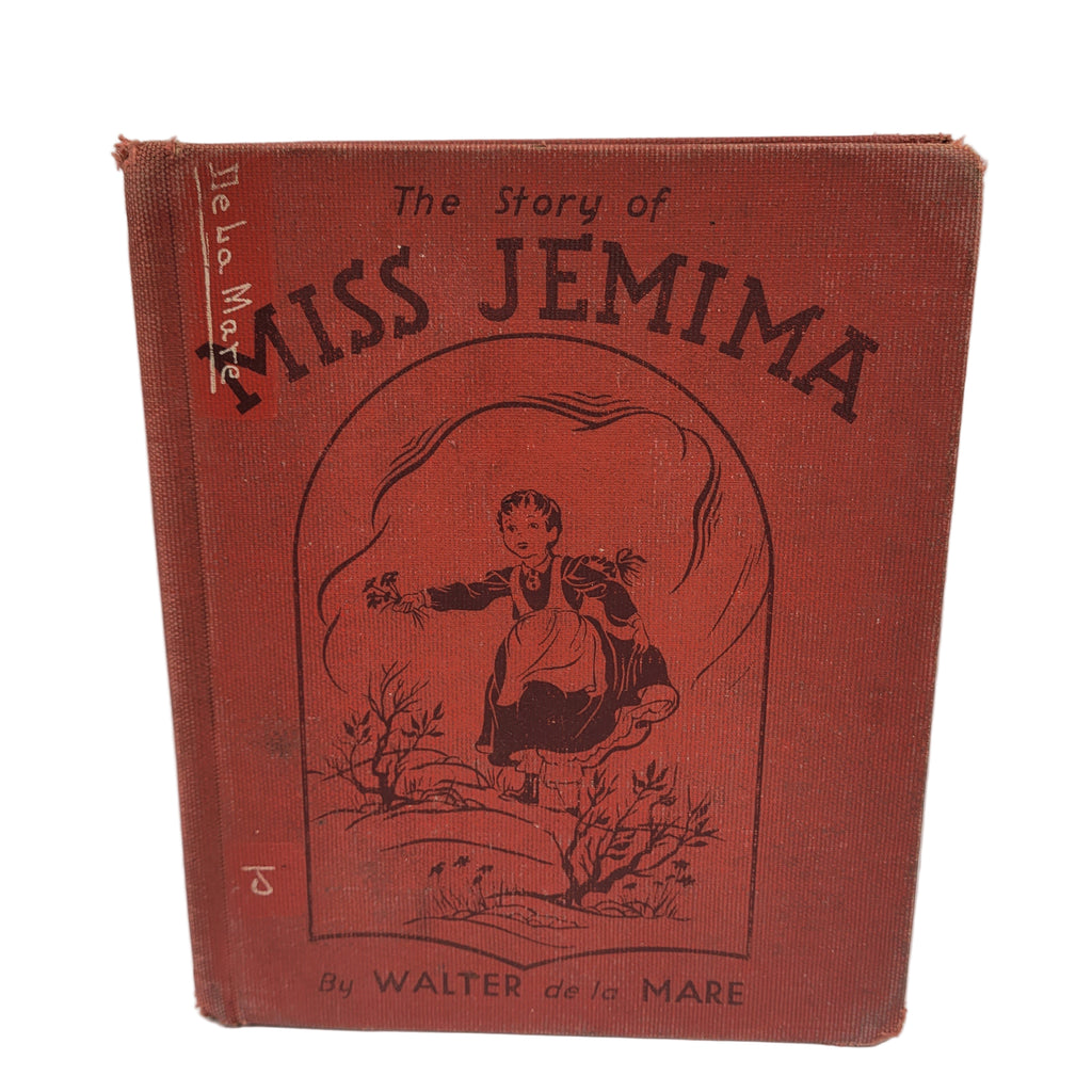 The Story of Miss Jemima by Walter de la Mare (1940) – Illustrated Vintage Ex-Library Edition
