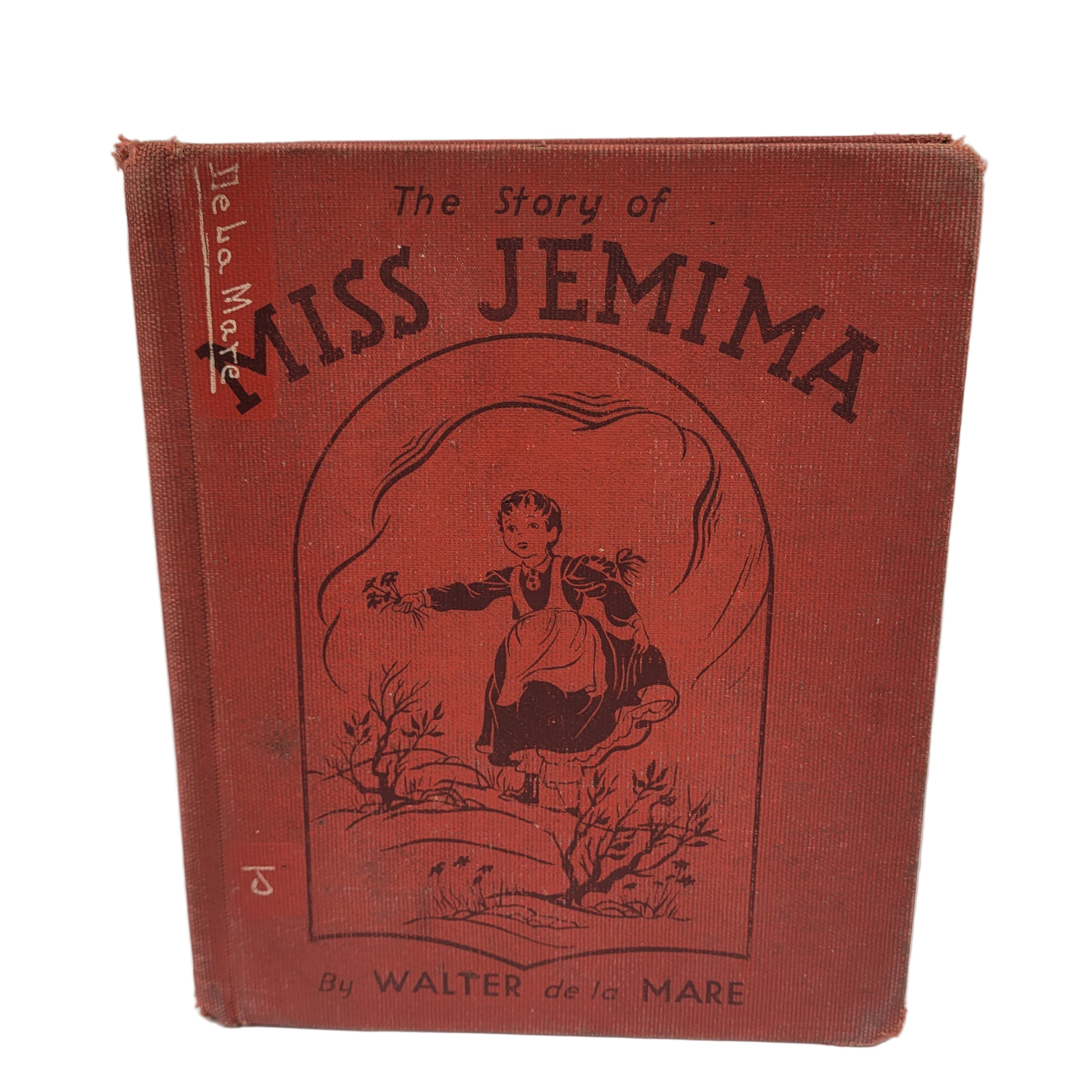 The Story of Miss Jemima by Walter de la Mare (1940) – Illustrated Vintage Ex-Library Edition