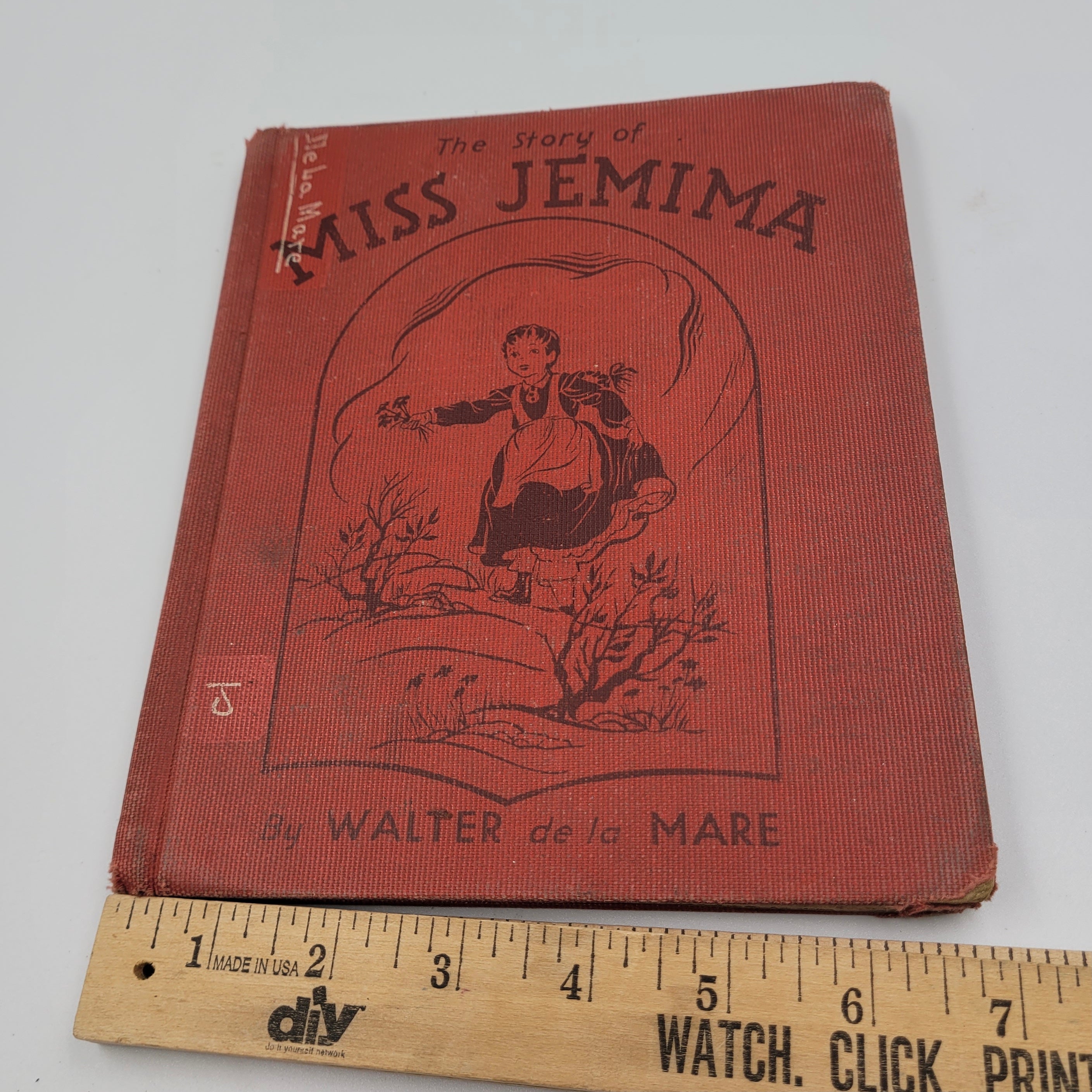 The Story of Miss Jemima by Walter de la Mare (1940) – Illustrated Vintage Ex-Library Edition