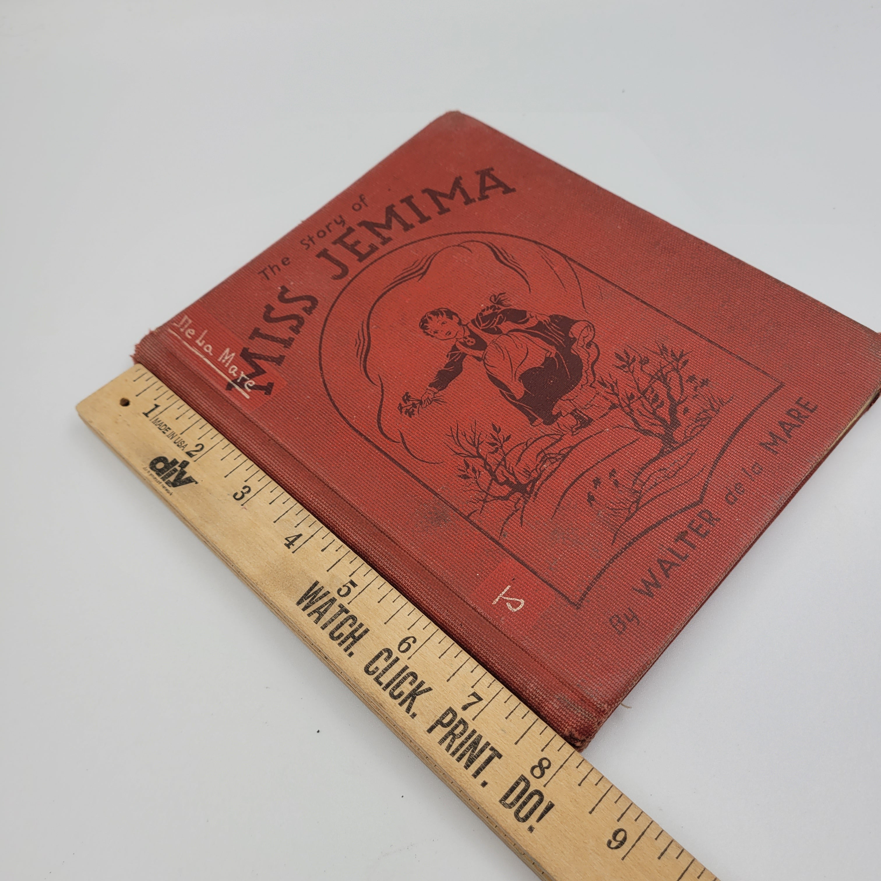 The Story of Miss Jemima by Walter de la Mare (1940) – Illustrated Vintage Ex-Library Edition