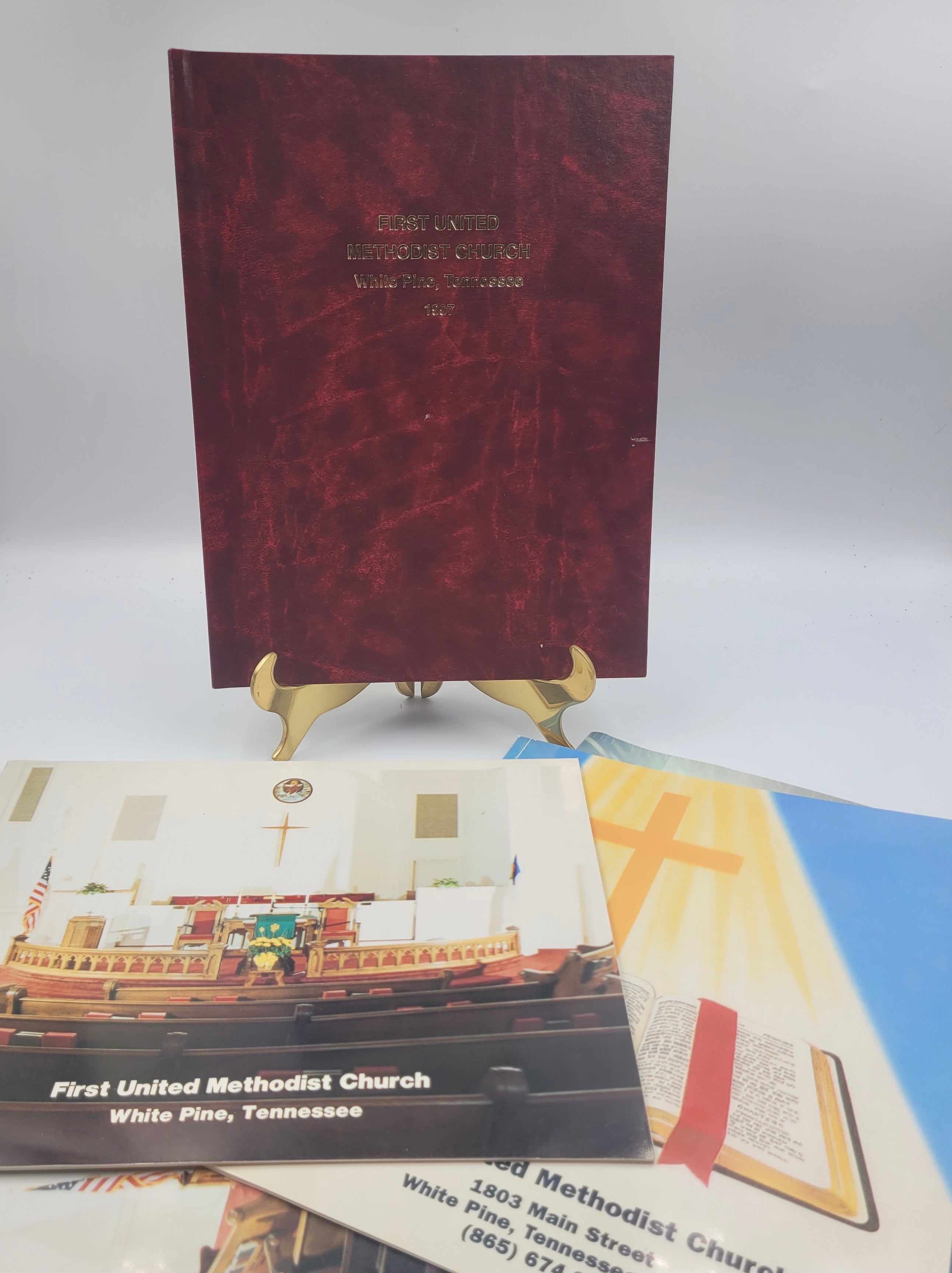 Lot of 5 Church Membership Directories – First United Methodist Church, White Pine, Tennessee