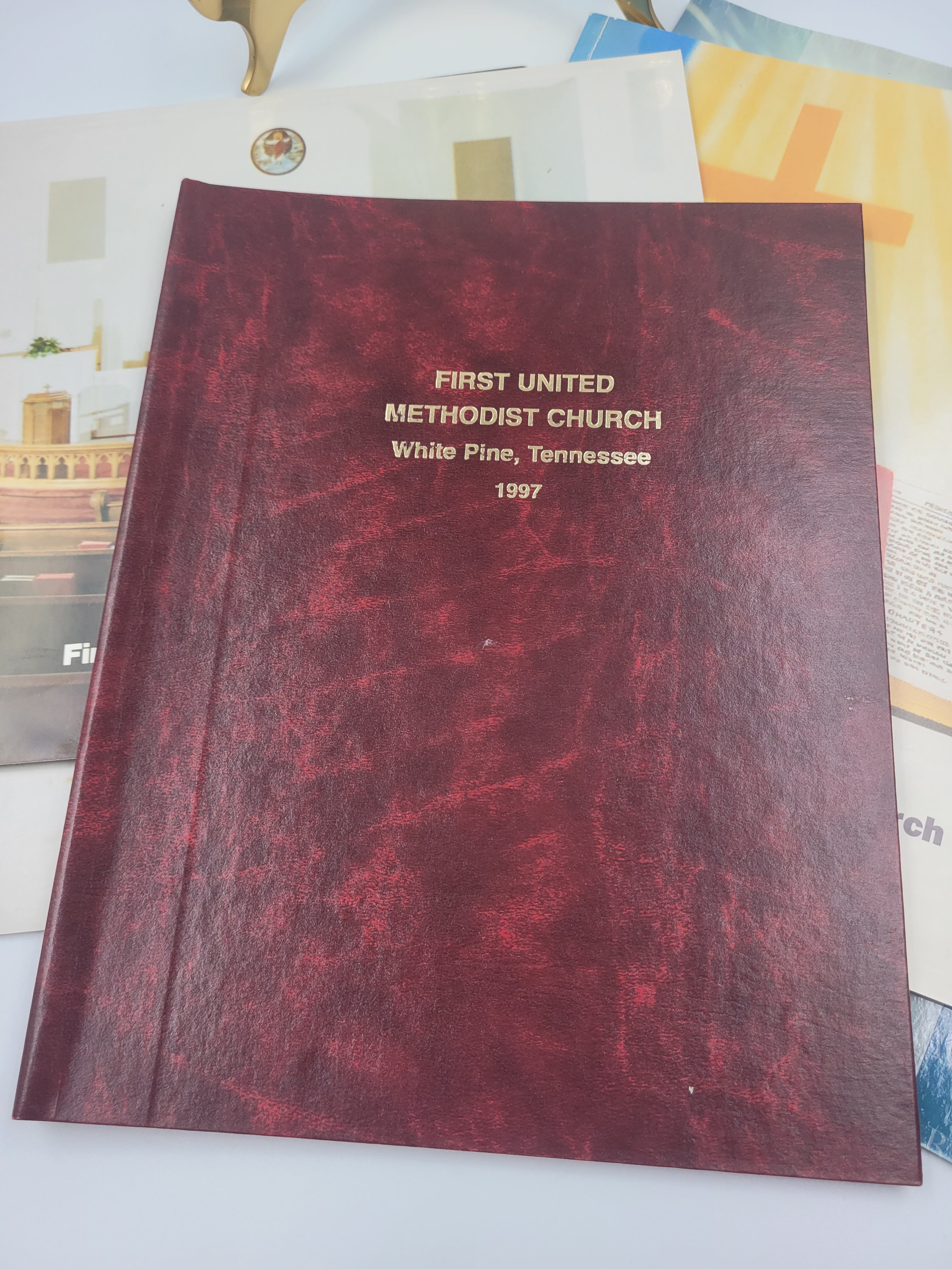 Lot of 5 Church Membership Directories – First United Methodist Church, White Pine, Tennessee