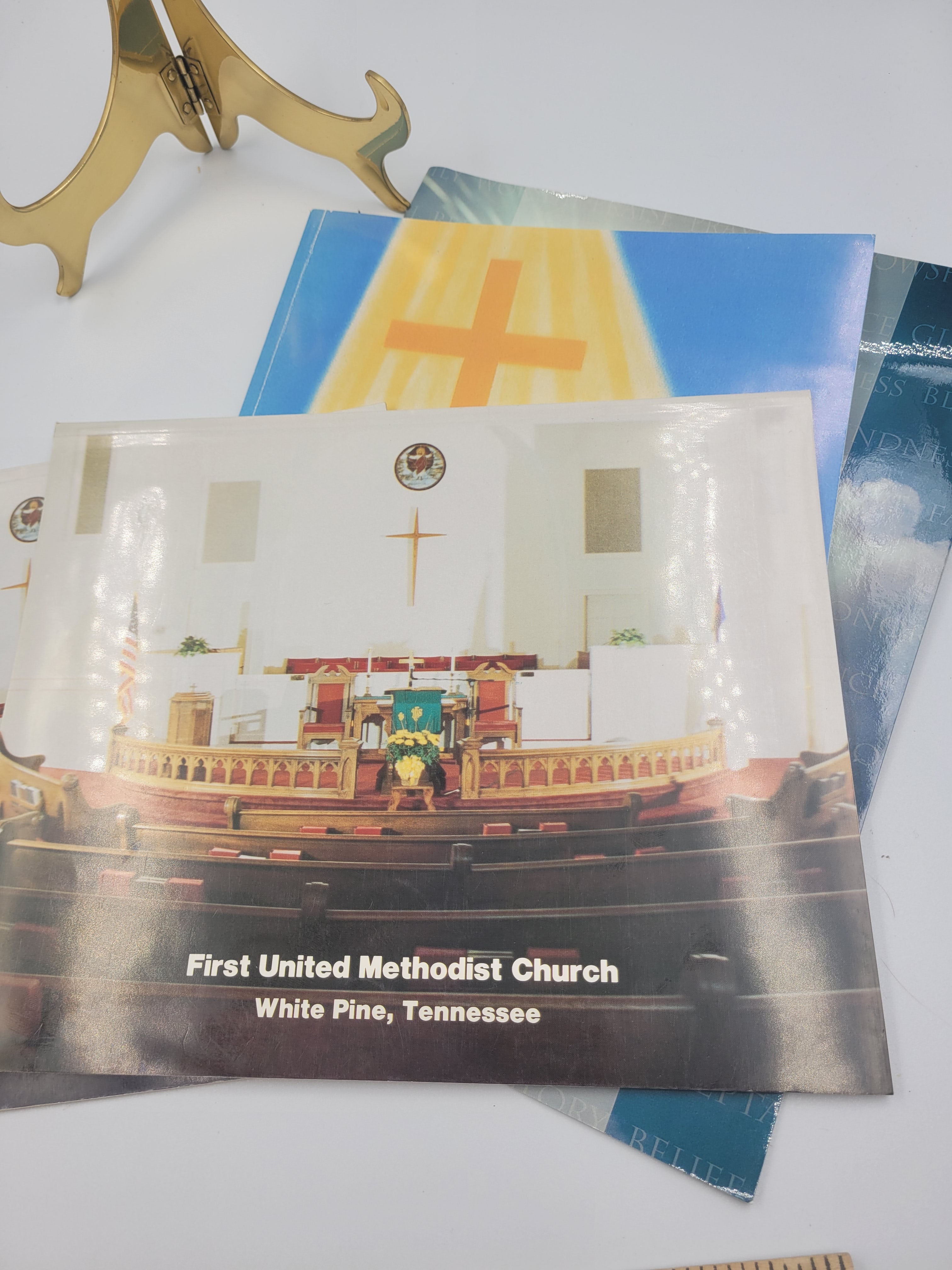 Lot of 5 Church Membership Directories – First United Methodist Church, White Pine, Tennessee