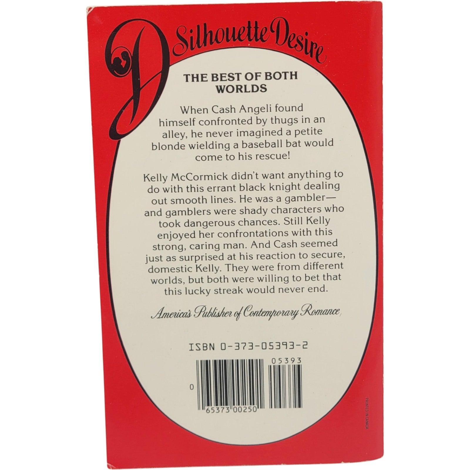 A Lucky Streak by Raye Morgan – Silhouette Desire No. 393 (1987 Vintage Romance)