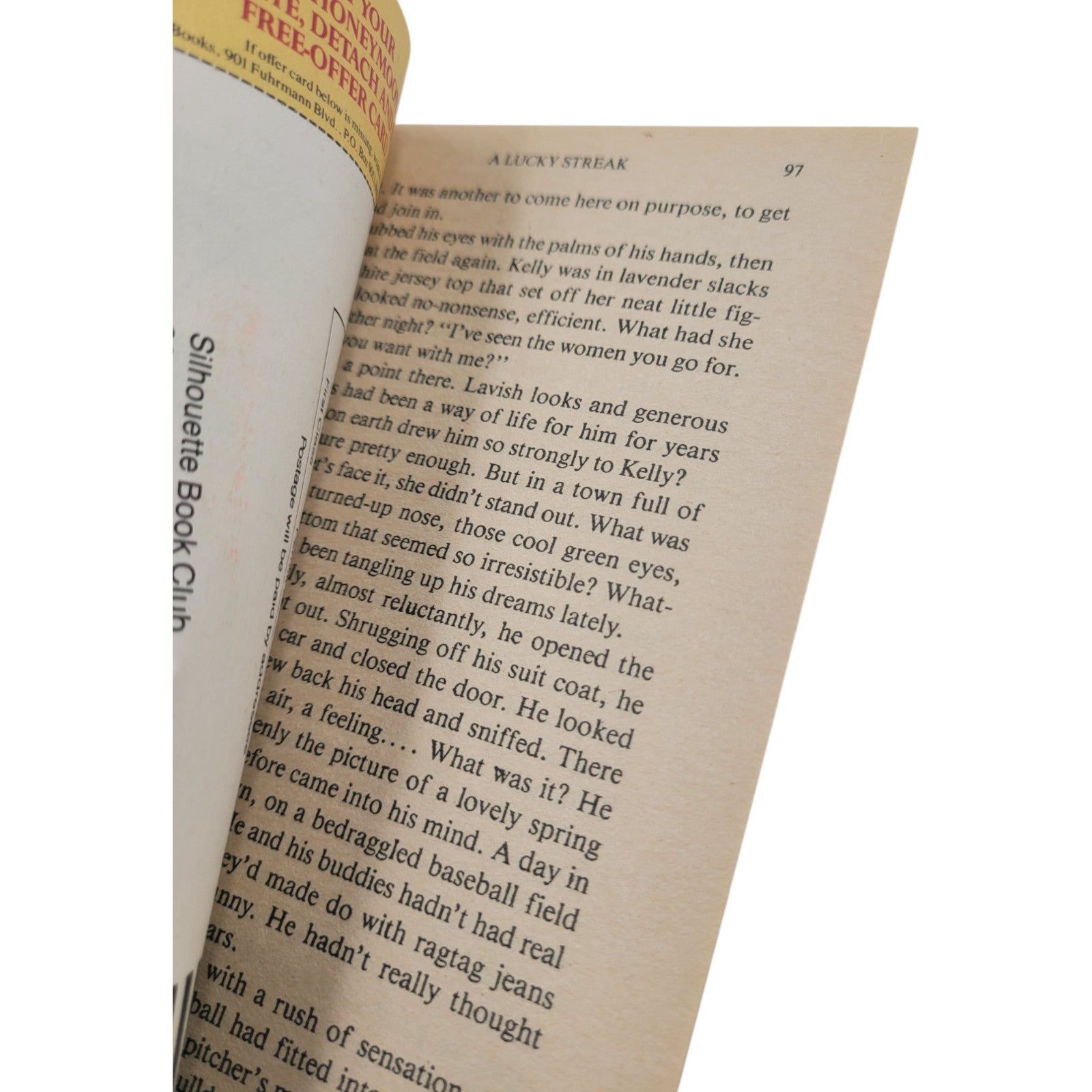 A Lucky Streak by Raye Morgan – Silhouette Desire No. 393 (1987 Vintage Romance)