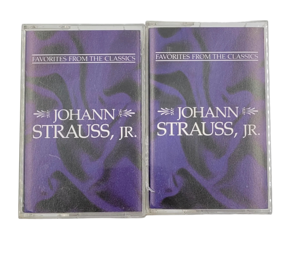 Favorites from the Classics – Johann Strauss Jr. 2-Cassette Set (Tested, Works)