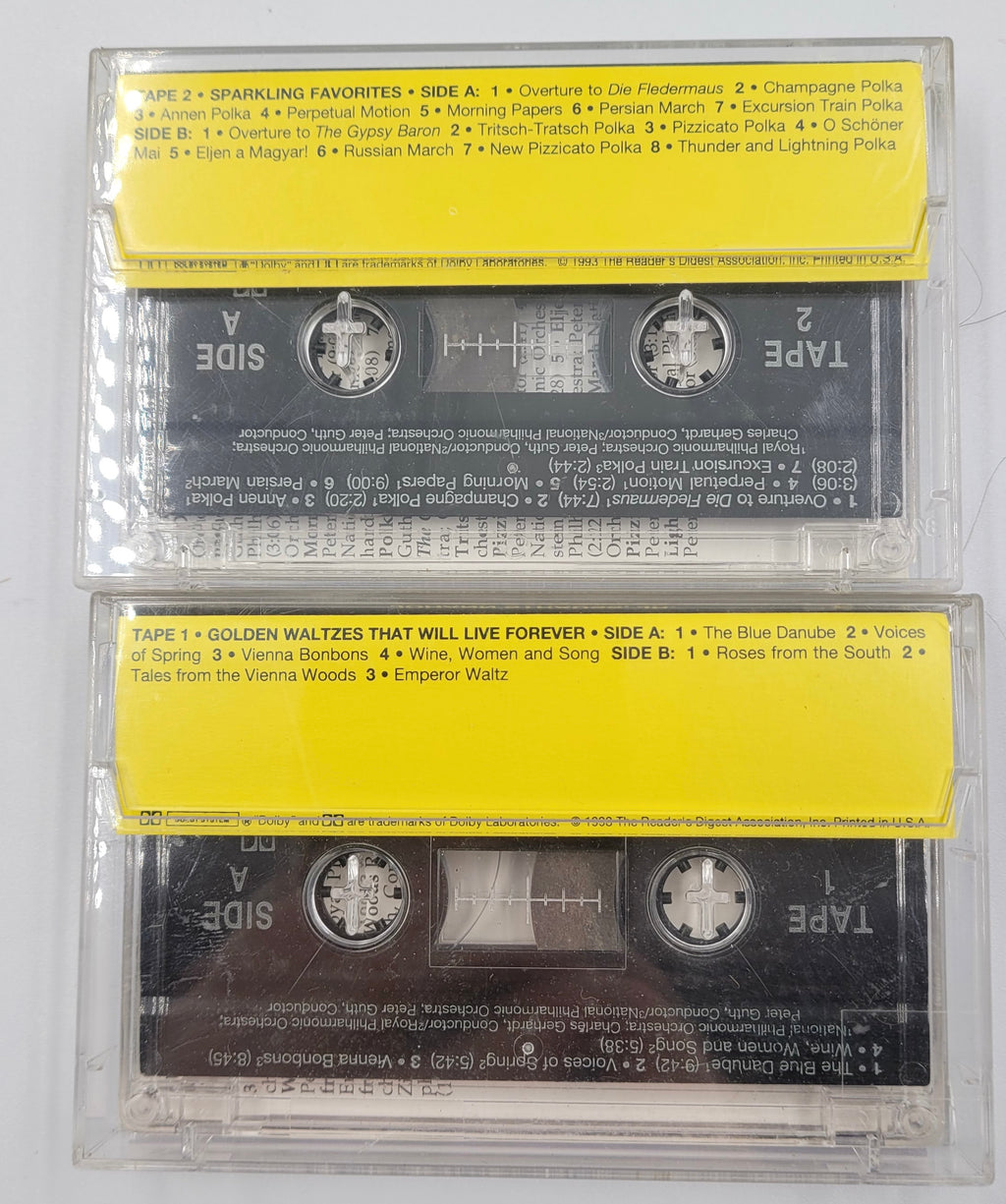Favorites from the Classics – Johann Strauss Jr. 2-Cassette Set (Tested, Works)