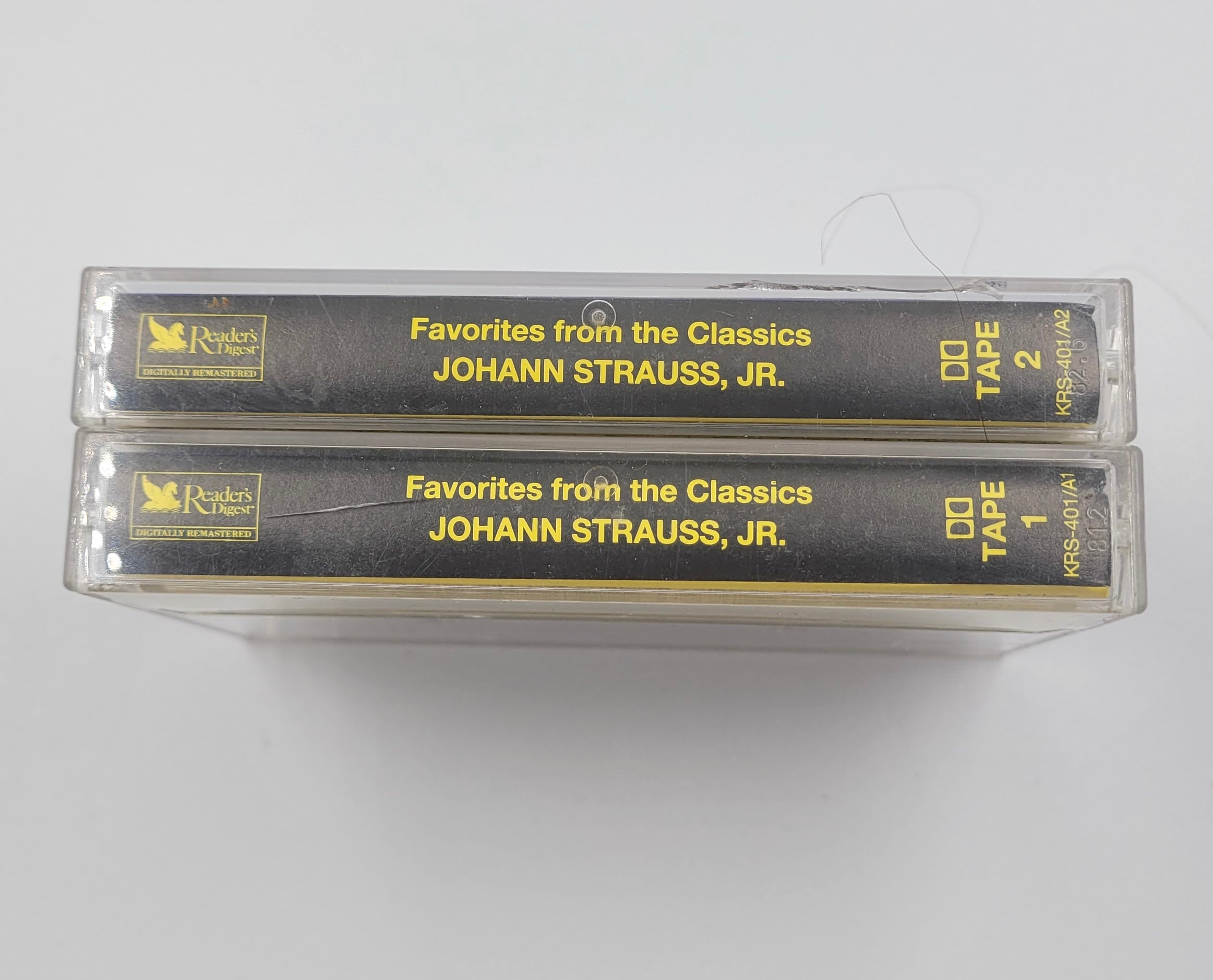 Favorites from the Classics – Johann Strauss Jr. 2-Cassette Set (Tested, Works)