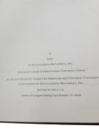 Encyclopaedia (Encyclopedia) Britannica Volume 9 (1967) – "Extradition" to "Garrick, David" | Maroon Leatherette with Gold Embossing