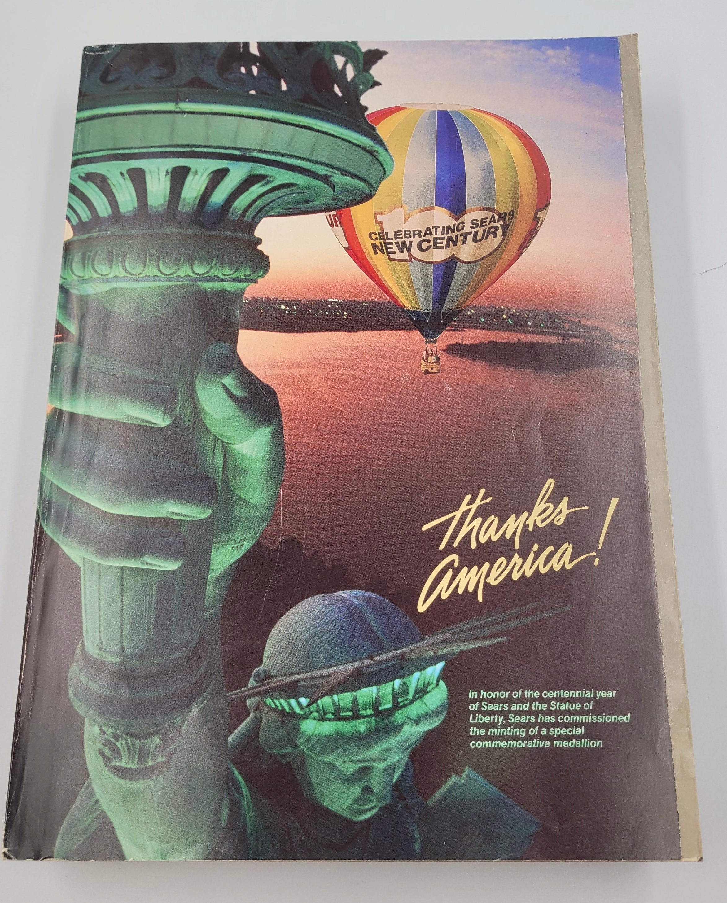 1986 Sears Fall Winter Centennial Catalog – Statue of Liberty Cover