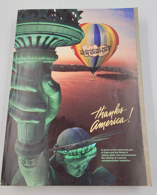 1986 Sears Fall Winter Centennial Catalog – Statue of Liberty Cover