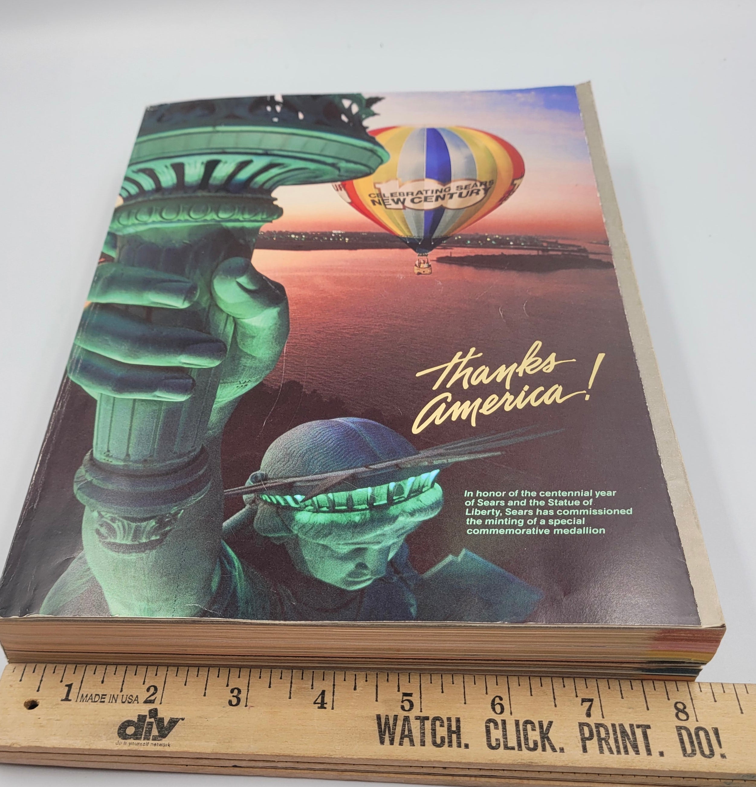 1986 Sears Fall Winter Centennial Catalog – Statue of Liberty Cover