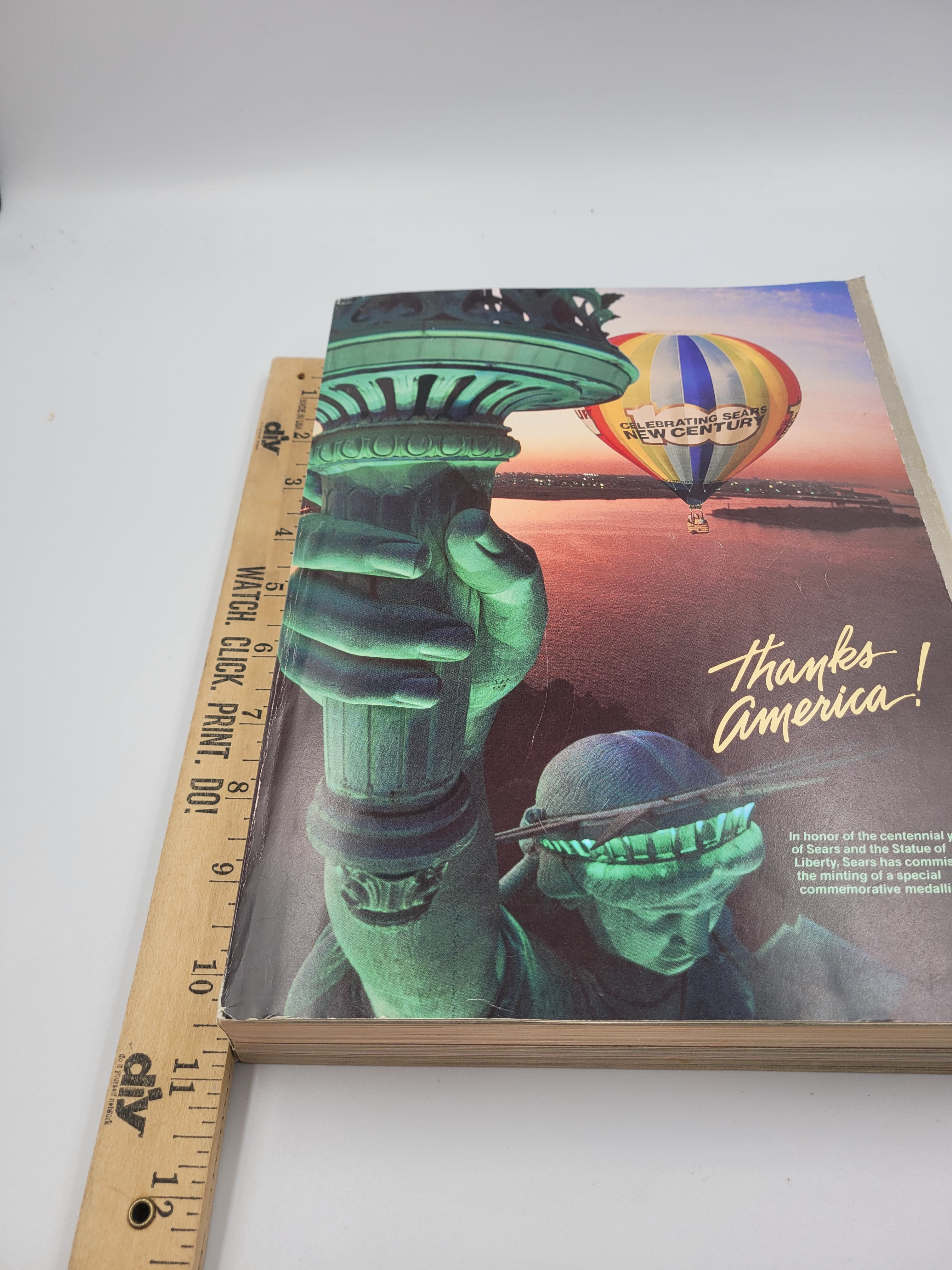 1986 Sears Fall Winter Centennial Catalog – Statue of Liberty Cover
