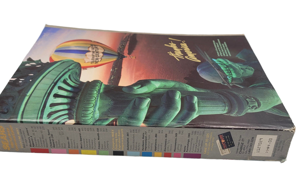 1986 Sears Fall Winter Centennial Catalog – Statue of Liberty Cover