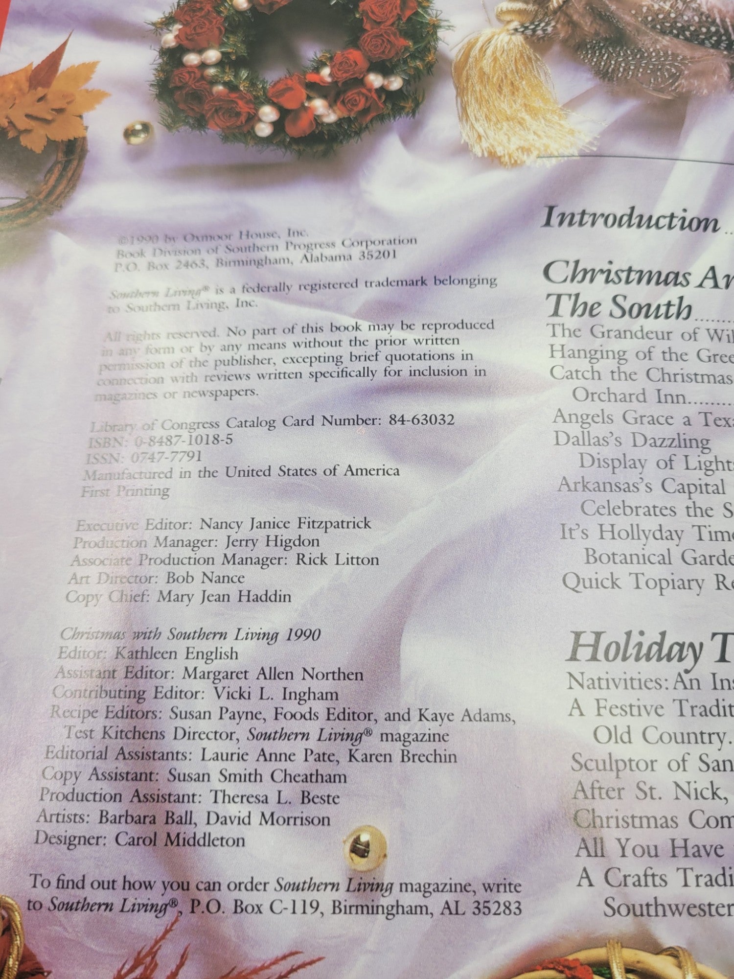 Christmas with Southern Living 1990 – Vintage Holiday Decorating & Recipe Book