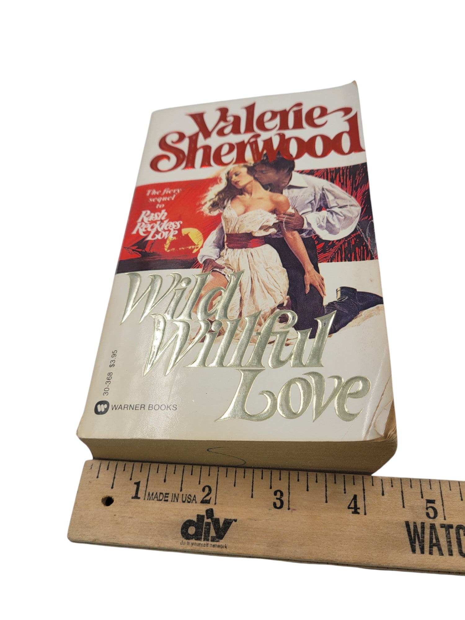 Wild Willful Love by Valerie Sherwood – First Printing 1982 – Warner Books Vintage Romance Paperback