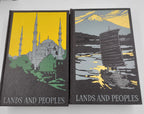 Lands and Peoples: The World in Color – 7 Volume Set – Grolier Society, Mid-Century Illustrated Geography