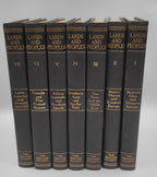 Lands and Peoples: The World in Color – 7 Volume Set – Grolier Society, Mid-Century Illustrated Geography