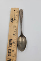 Vintage W.A. Rogers Silverplate Spoon – Fan & Diamond Pattern – Unpolished