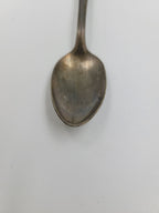 Vintage W.A. Rogers Silverplate Spoon – Fan & Diamond Pattern – Unpolished