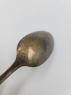 Vintage W.A. Rogers Silverplate Spoon – Fan & Diamond Pattern – Unpolished