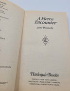 A Fierce Encounter by Jane Donnelly – Harlequin Romance 1983 Vintage Paperback