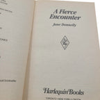 A Fierce Encounter by Jane Donnelly – Harlequin Romance 1983 Vintage Paperback