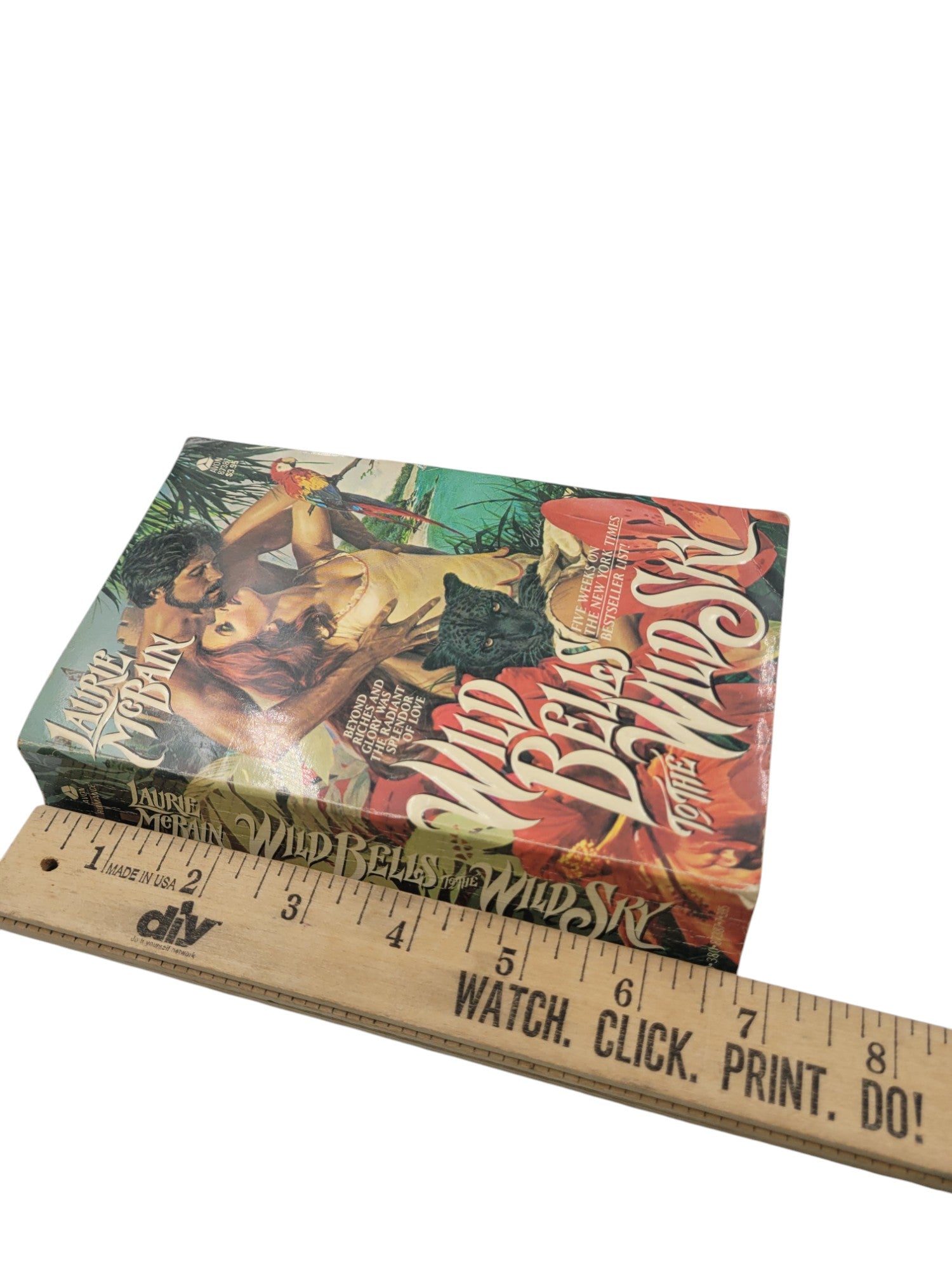 Wind Bells to the Wild Sky – Vintage Paperback by Laurie McBain (1988 Avon Trade Edition)