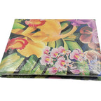 Island Treasures Tropical Orchids Photo Album – Vintage Floral Memory Book for 120 Photos