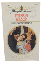 Temporary Bride by Patricia Wilson – Vintage Paperback Harlequin Presents #1238 (1989)